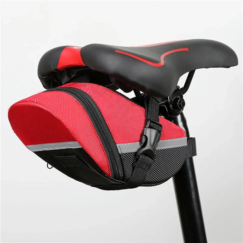 Nylon Bicycle Bag Waterproof Mountain Bike Saddle Storage Seat Rear Tool Pouch Outdoor Cycling Accessories Quick Pick Grocers